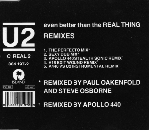 U2 - Even Better Than The Real Thing (Remix)